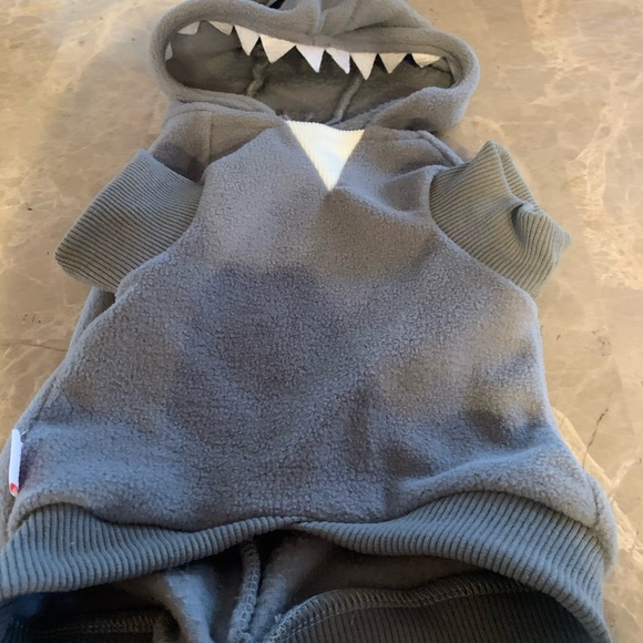 Frienperro Filhome Funny Dog Cat shark costume for pet Halloween or Christmas - Picture 2 of 6